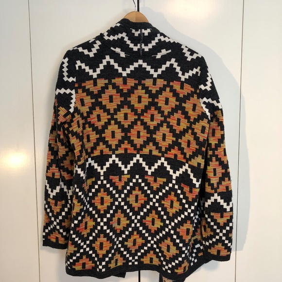 SOLD! Bass fall cardigan tribal / aztec / native / henna - Picture 2 of 8